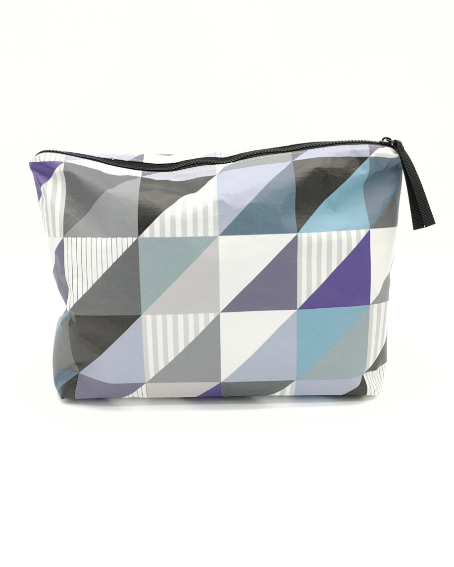 Tyvek Pouch - Patchwork Blue