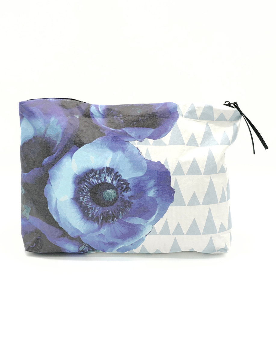Tyvek Pouch - Sawtooth Blue/Blue Floral