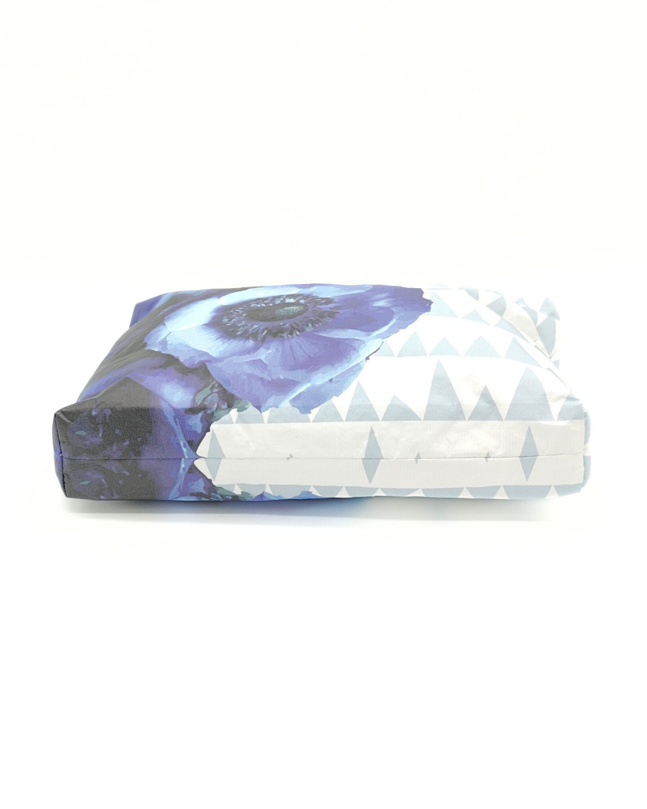 Tyvek Pouch - Sawtooth Blue/Blue Floral