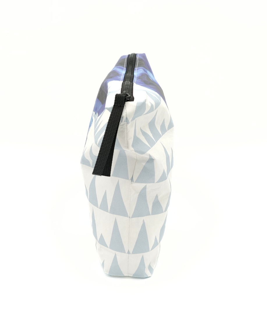 Tyvek Pouch - Sawtooth Blue/Blue Floral