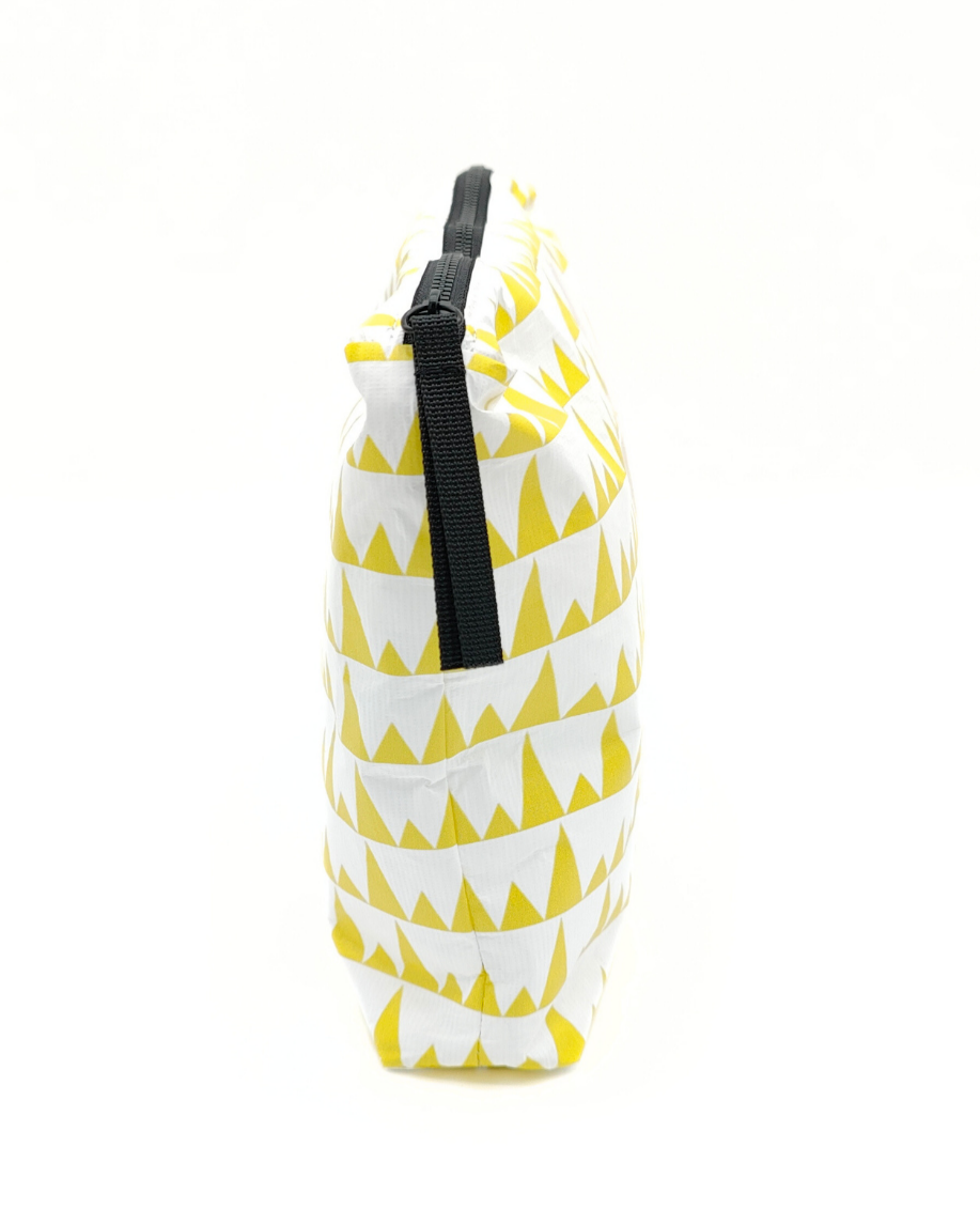 Tyvek Pouch - Sawtooth Yellow/White Floral