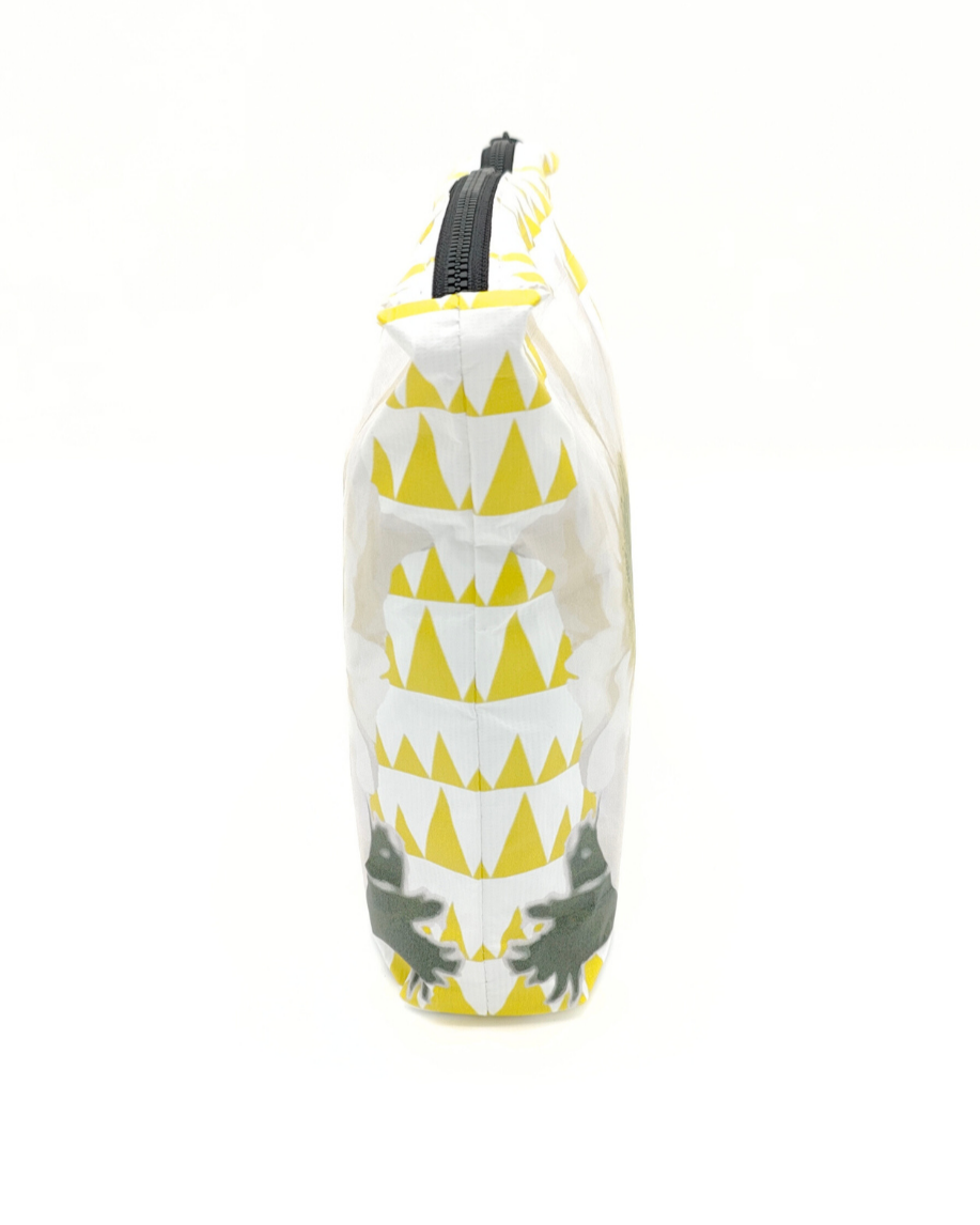 Tyvek Pouch - Sawtooth Yellow/White Floral