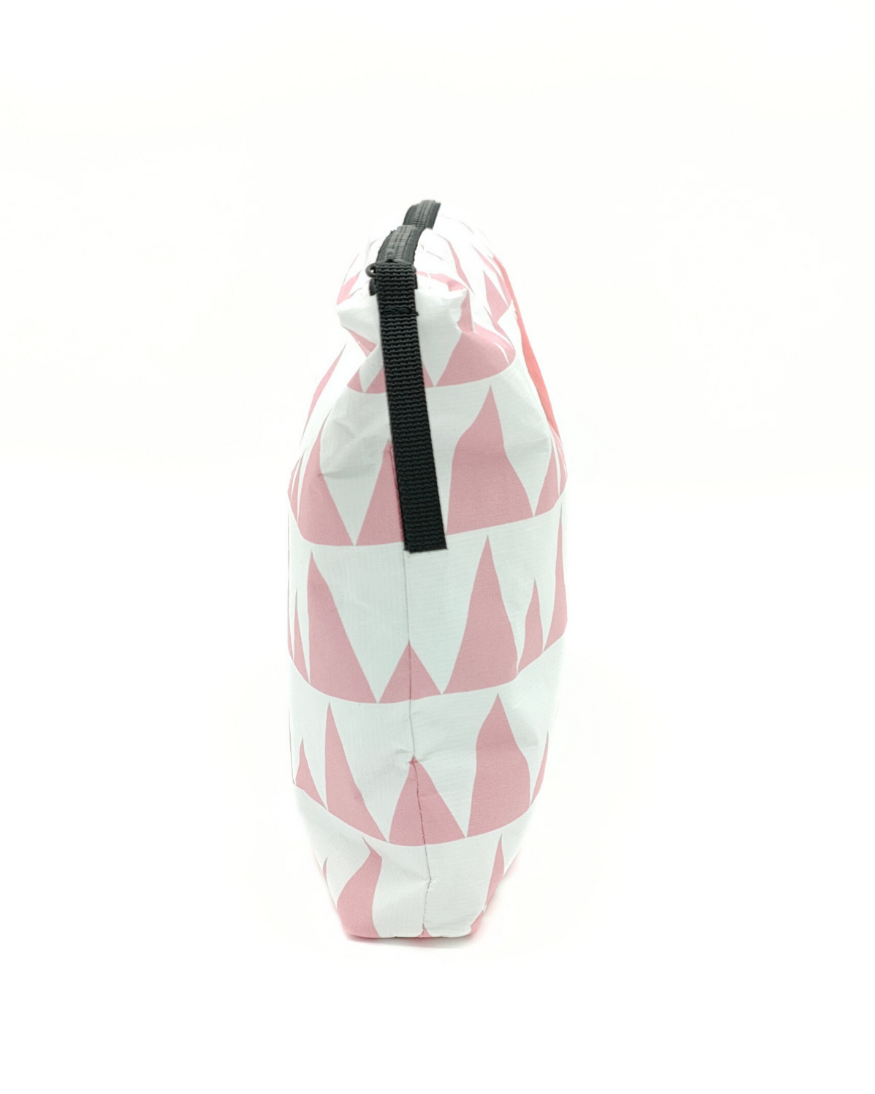 Tyvek Pouch - Sawtooth Pink/Red Floral
