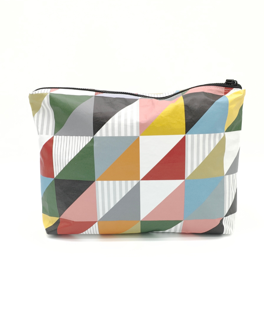 Tyvek Pouch - Patchwork Red