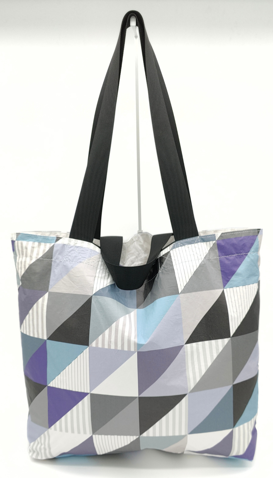 Tyvek Tote Bag - Patchwork Blue