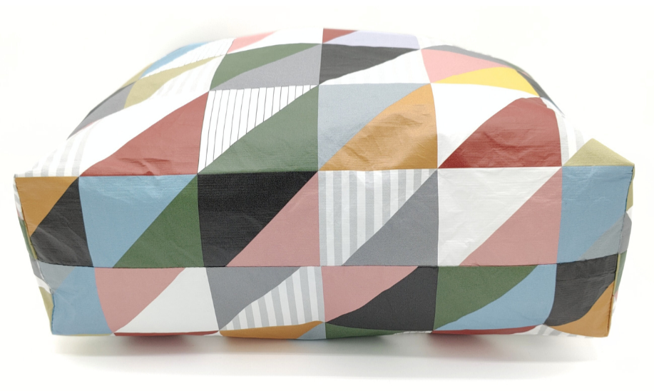 Tyvek Tote Bag - Patchwork Red