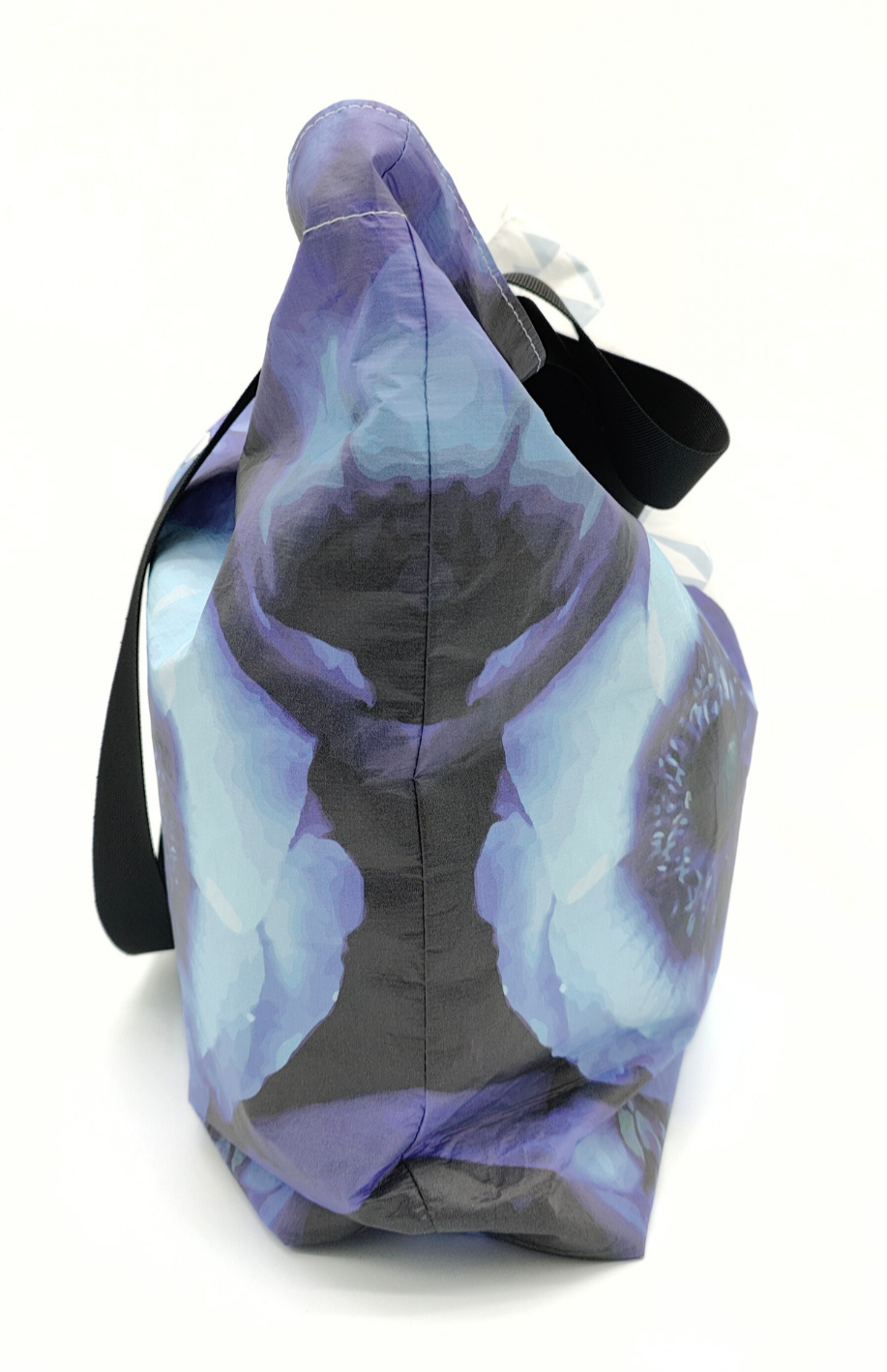 Tyvek Tote Bag - Sawtooth Blue/Blue Floral