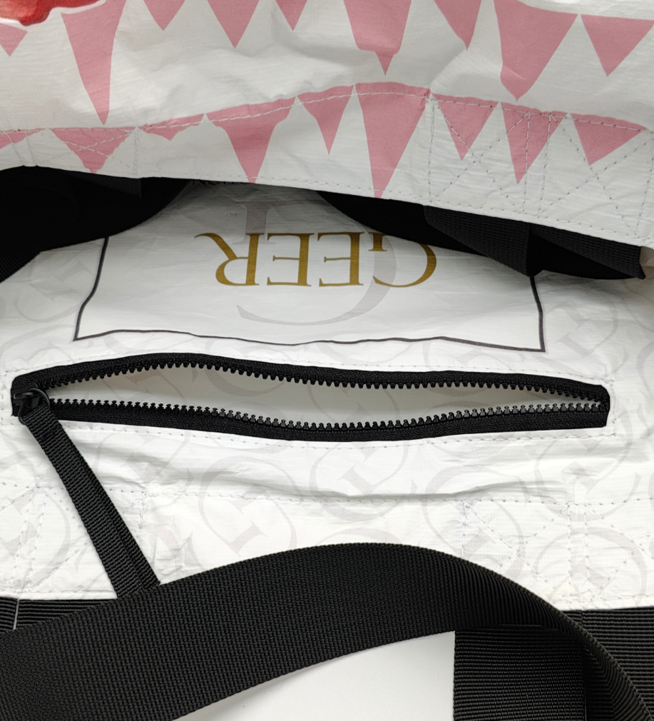 Tyvek Tote Bag - Sawtooth Pink/Red Floral