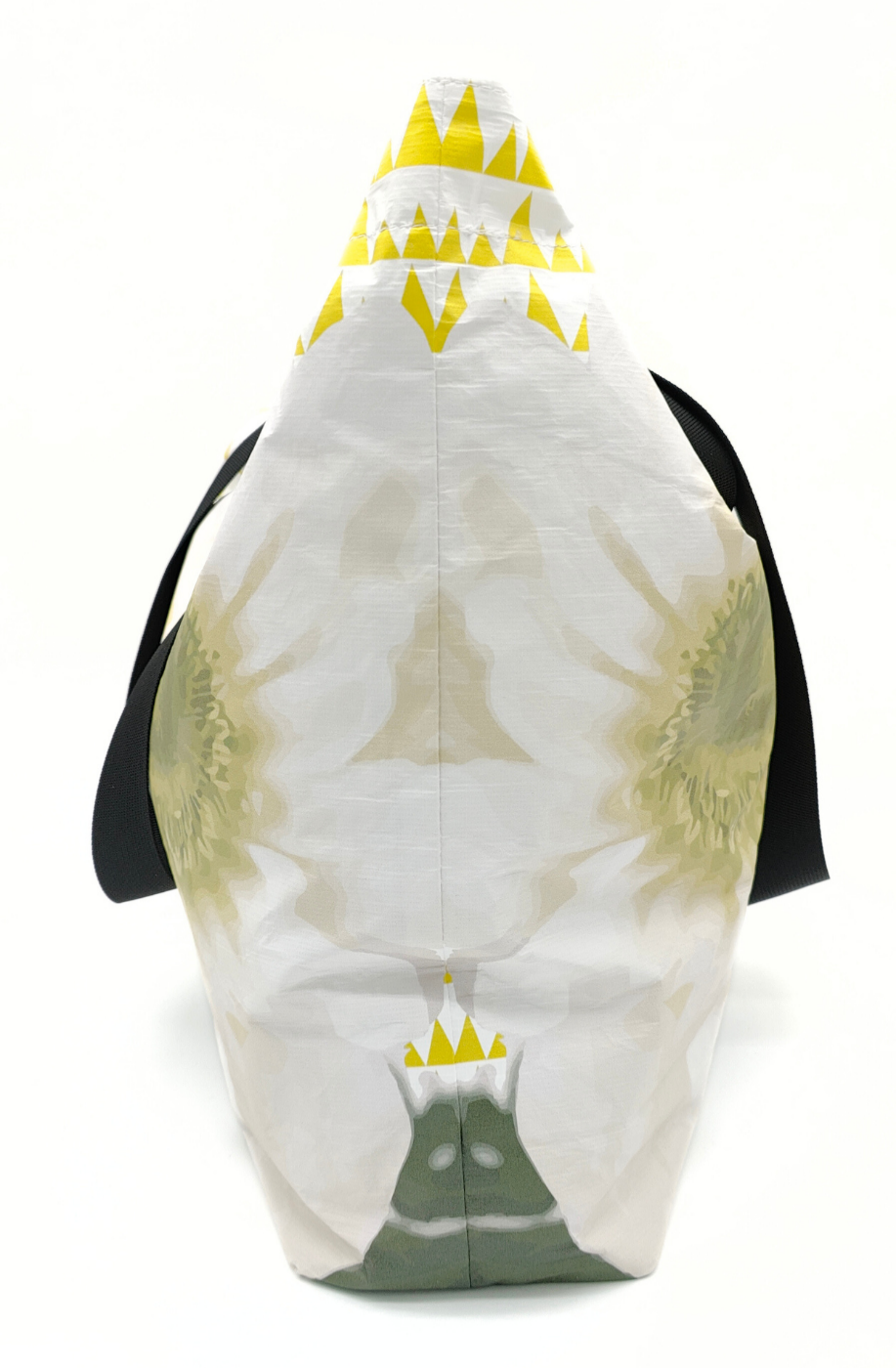Tyvek Tote Bag - Sawtooth Yellow/White Floral