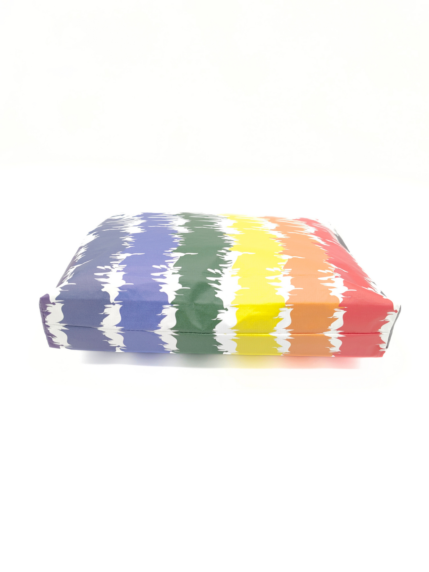 Tyvek Pouch - Rainbow Scribble Stripe